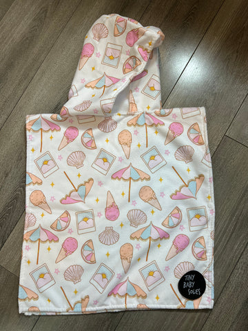 Hooded Towel- Girly Summer Vibes