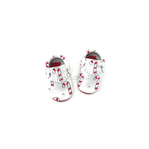 Candy Cane Moccasins