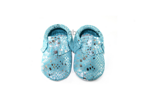 Arctic Silver Moccasins