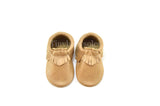 Muted Gold Moccasins