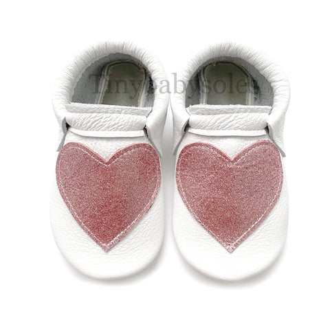 Stitched Heart moccasins