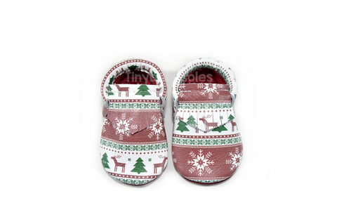 Christmas Sweater Moccasins