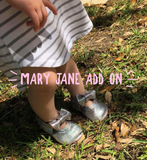 ADD ON- Mary Janes MOCCASIN UPGRADE