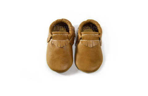 Weathered Brown Moccasins